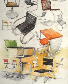 Bauhaus-Dialoge – Stühle aus der Löffler Collection